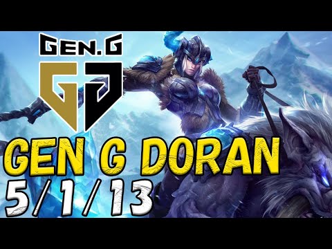 Gen.G Doran セジュアニ(Sejuani) VS マオカイ(Maokai) TOP patch 12.18 KR RANK