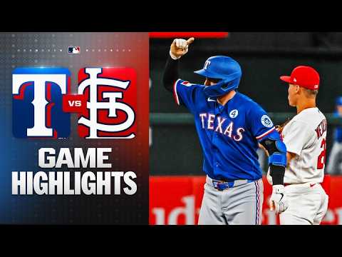 세인트루이스 VS 텍사스 4:7 MLB 스포츠하이라이트