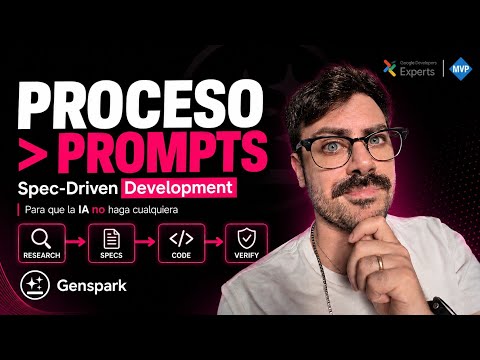 El SECRETO para que la IA no haga CUALQUIERA: Spec-Driven Development de punta a punta