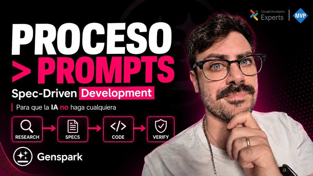 El SECRETO para que la IA no haga CUALQUIERA: Spec-Driven Development de punta a punta