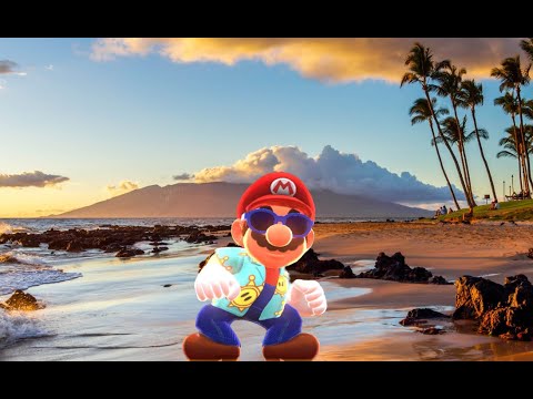 A level where mario goes to HAWAII