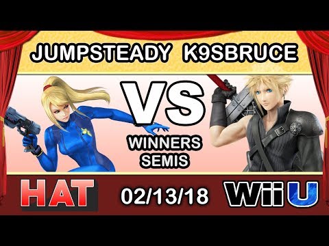 HAT 9 - Jumpsteady (Zero Suit) Vs. K9sbruce (Cloud) Winners Semis - Smash 4