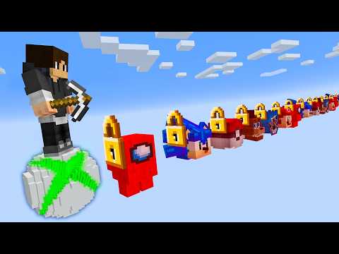 Minecraft, But There’s Only 1 VIDEO GAME Block