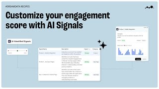 Customize your Engagement Score with AI Signals