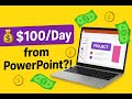 Make 100 Day Selling PowerPoint Templates No Skills Needed