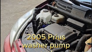 2005 Toyota Prius Windshield Washer Fixed.