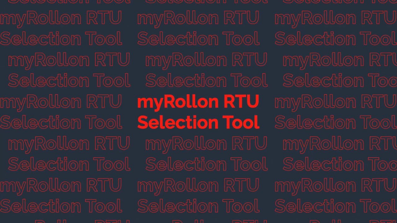 myRollon Robot Transfer Unit Selection Tool
