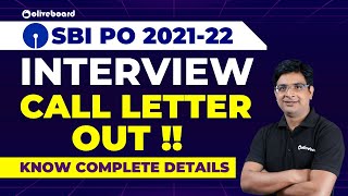 SBI PO Interview Call Letter 2022 OUT !! || Know Details