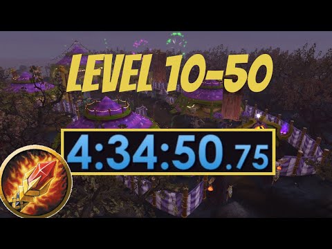 [OLD World Record] Level 10-50 WoW  | Alliance Mage