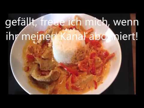 Paprika-Rahm-Geschnetzeltes mit Basmatireis - Was koche ich heute?