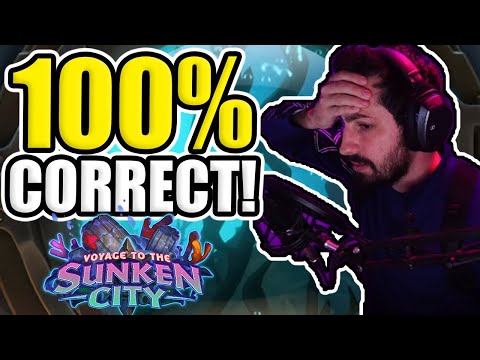 100% Correct Predictions Only | FULL Sunken City Card Review! | Hearthstone