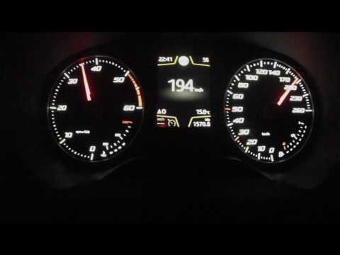 Seat Ateca Xcellence 2.0 TDI 190Ps 4Drive 0-210 Beschleunigung on german Autobahn