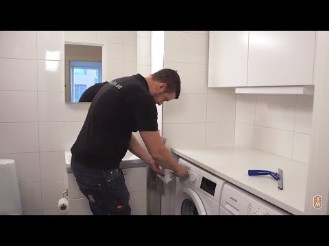 Såhär rengör du avloppet till tvättmaskinen