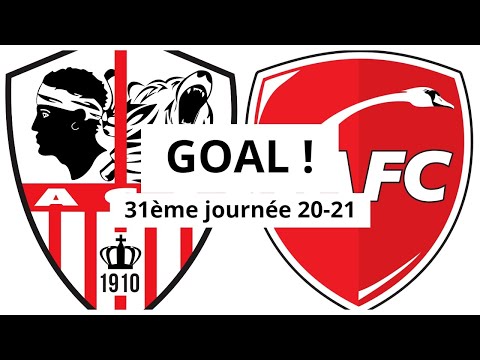 AC Ajaccio - Valenciennes [(3)-0] GOAL 63' (Bevic Moussiti Oko) 31ème journée 2020/21