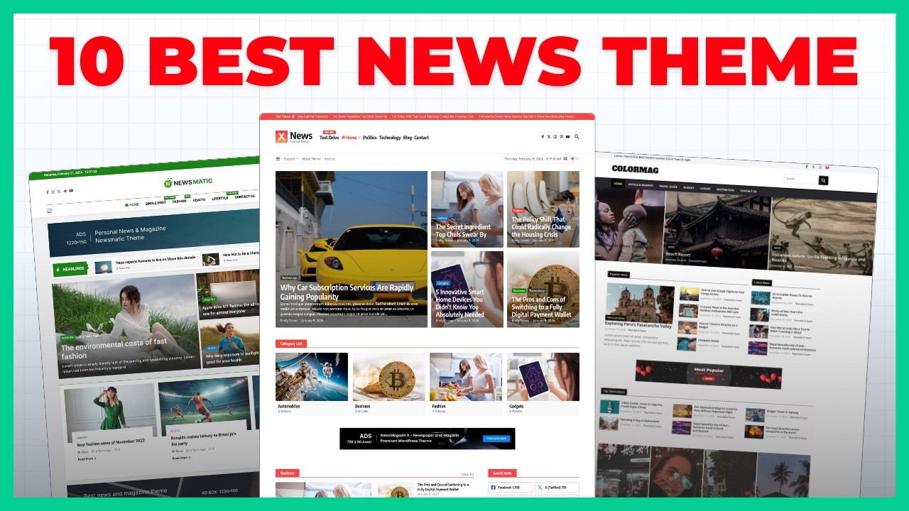 10 Best WordPress Theme for News Website in 2026
