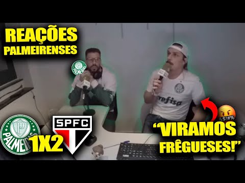 REAÇÕES DOS PALMEIRENSES na ELIMINAÇÃO - PALMEIRAS 1X2 SÃO PAULO [REACT COPA DO BRASIL 2023]