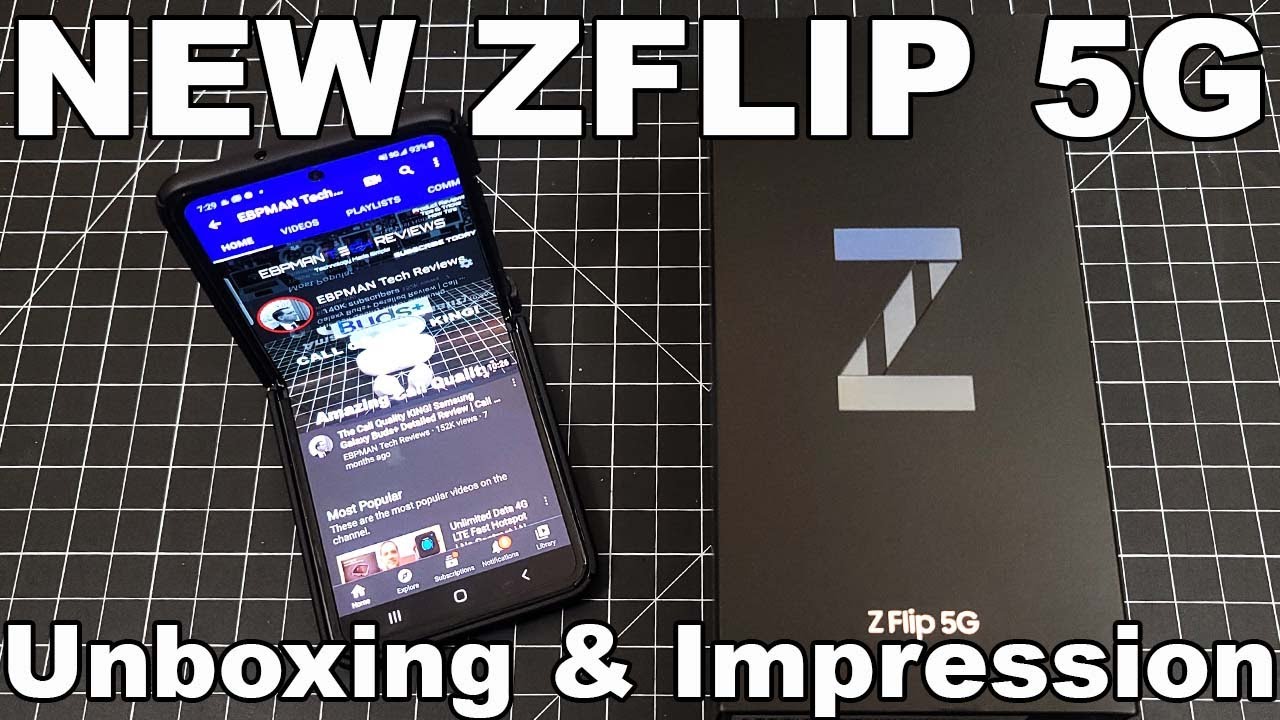 Samsung Galaxy Z Flip 5G Unboxing & First Impression Comparison to Z Flip 1