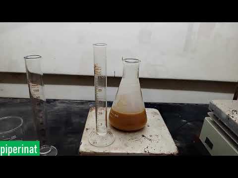 SBO Lab A Sintesis Piperonal Tahap 2 Bagian 3A Pengasaman Kalium Piperinat menjadi Asam Piperinat