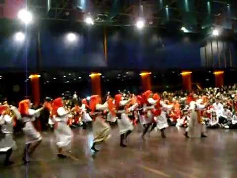 Albanian Dance : Rinia Contact - Vallja e shotës