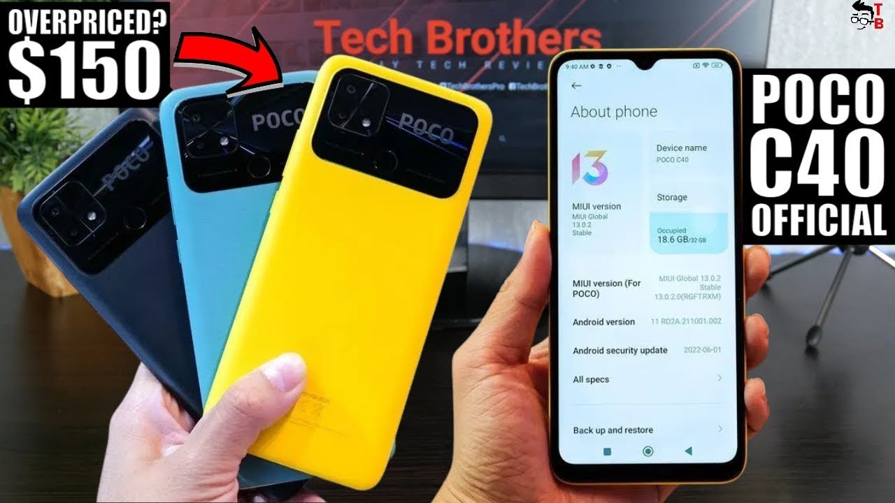 POCO C40 Is OFFICIAL! Is It Overpriced? What Is JLQ JR510?