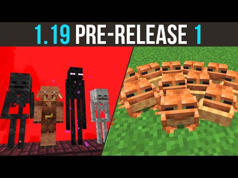 Minecraft 1.19 Pre-Release 1 - Mob Spawn Changes & New Vibrations
