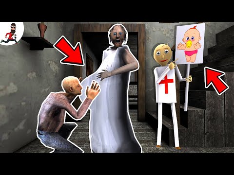 Grandpa love Granny ❤️Granny is Pregnant ? ❤️funny horror animation (funny moments)