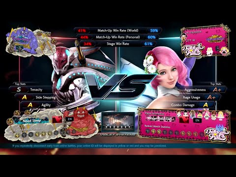 Tekken 7 | Voidifications (Yoshimitsu) vs.  mr_chrystalrain (Alisa) Ranked