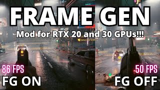 [閒聊] RTX20跟30系可以用40的FG