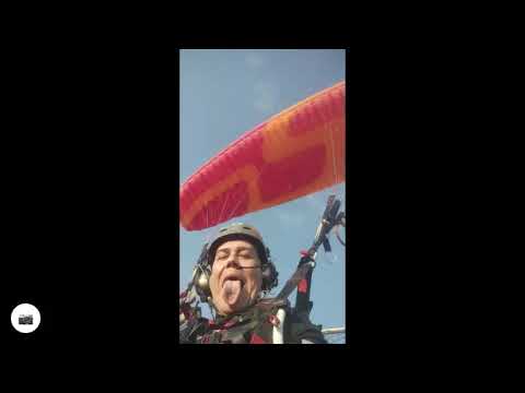 voo de Paramotor em volta de Mirassol decolagem e pouco mirante zn 13/05/2022