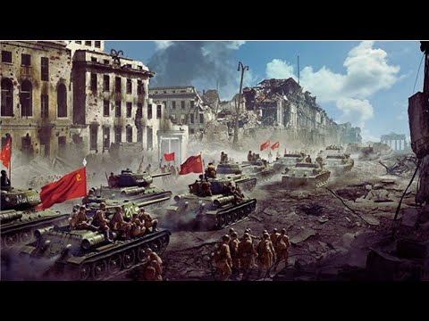 Fall of Berlin  - Real Footage | No Music, Sound Design