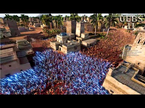 60,000 LASER KNIGHTS vs 2,000,000 ROMAN GENERALS | Ultimate Epic Battle Simulator 2 | UEBS 2