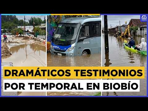 Aluvión en Concepción e inundaciones en Talcahuano: Dramáticos testimonios de vecinos