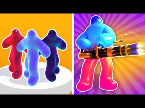 Blob Runner 3d Vs Level Up Blob🪀🔮🍎Big Max Update Levels 1/9999 Gameplay