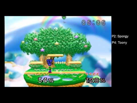 Spongy (Luigi, Kirby) vs Toony (Luigi, Mario)