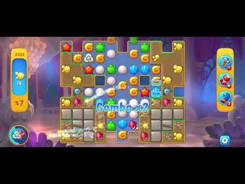 Fishdom Hard Level 3355 without any Power Ups