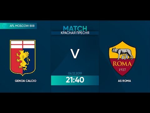 AFL19. Italy. Serie A. Day 18. Genoa Calcio - AS Roma
