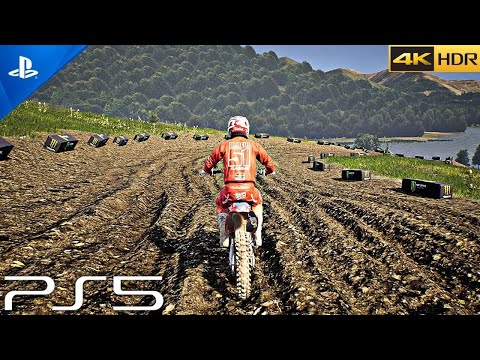 (PS5) The NEW Monster Energy Supercross 5 is SUPER FUN | Ultra High Graphics Gameplay 4K HDR 60 FPS