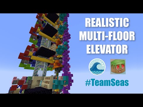 Insane Multi-Floor Elevator in Minecraft! #TeamSeas