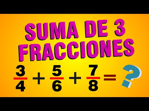 SUMA DE TRES FRACCIONES CON DISTINTO DENOMINADOR | Explicación
