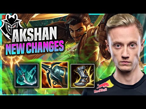 REKKLES TRIES AKSHAN WITH NEW CHANGES IN A NORMAL! - G2 Rekkles Plays Akshan MID vs Ahri! |