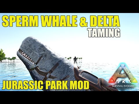 Sperm Whale And Delta Taming | Jurassic Park Mod | Modded Ark | SFG | Tamil | Ark survival Evolved |