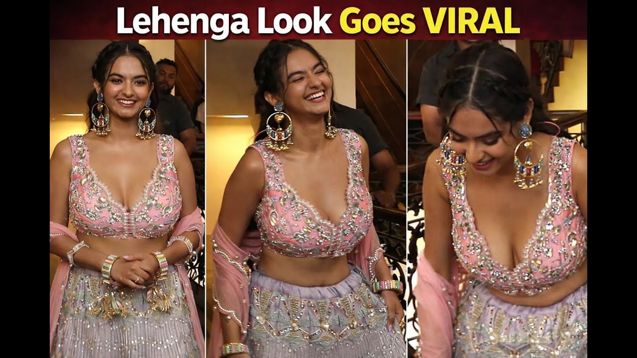 Anushka Sen hot look, Anushka Sen lehenga, Anushka Sen open blouse, Anushka Sen photos, Anushka Sen latest images, Anushka Sen viral photos,