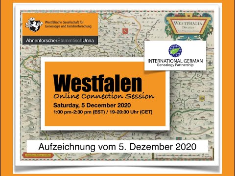ONLINE WESTFALEN CONNECTION SESSION