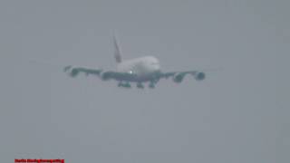 preview picture of video 'Ein Airbus A380 der Emirates im Landeanflug auf Zürich Kloten (ZRH/LSZH)'