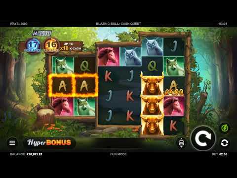 Blazing Bull Cash Quest – Video Gameplay