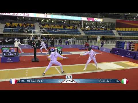 2022 79 T32 07 F E Individual Doha QAT WC YELLOW ISOLA ITA vs VITALIS FRA