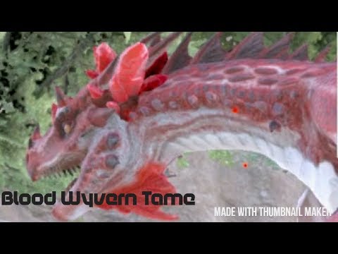 Official Ark Survival Series Episode (1): TAMED A BLOOD CRYSTAL WYVERN & FAIL TAMING A FIRE SPINO