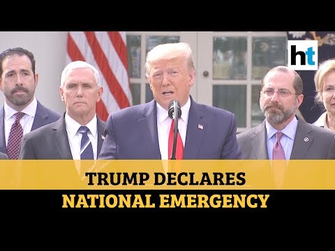 US President Donald Trump declares national emergency over coronavirus outbreak