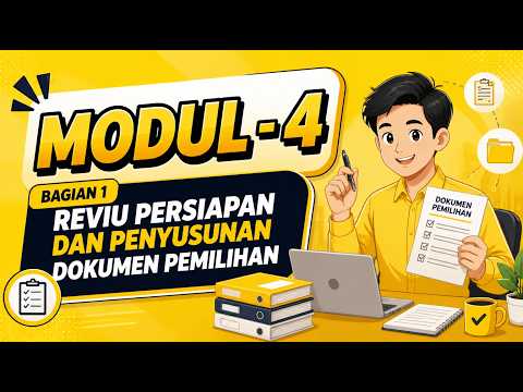 PBJ Level 1 - Modul 4 - Reviu Persiapan dan Penyusunan Dokumen pemilihan