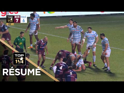 TOP 14 Saison 2025-2026 J14 - Résumé Union Bordeaux-Bègles - Racing 92
